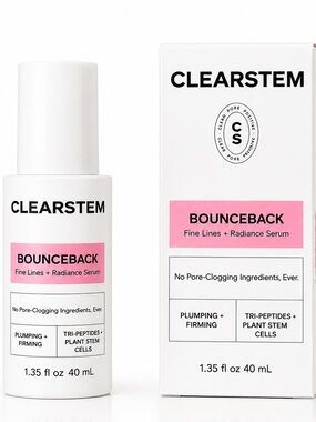 ClearStem BounceBack No-Tox Peptide Serum 1oz NIB